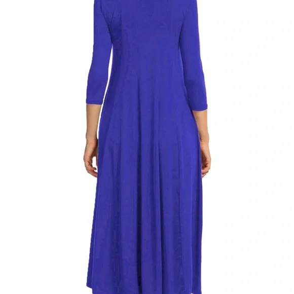 NWT HOTOUCH Women's 3/4 Sleeve A-line and Flare Midi Long Dress SZ Small - Picture 2 of 10